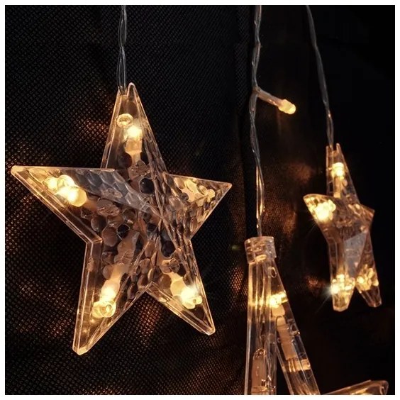 Solight 1V227 - LED Vianočný svetelný záves 3,3 m 77xLED/3xAA