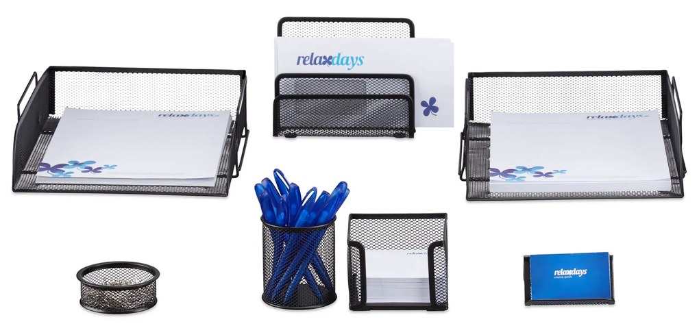 Súprava organizérov na stôl RD2500, čierna