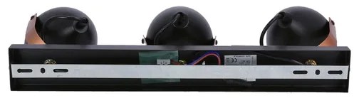 Bodové svietidlo ANICA 3xE14/40W/230V čierna/medená