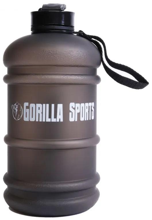 Gorilla Sporst plastová fľaša na pitie, 2,2 L, sivá