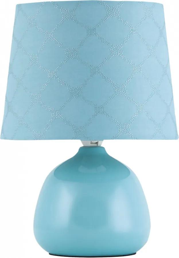 Rábalux Ellie 4382 nočná stolová lampa  modrý   keramika   E14 1x MAX 40W   IP20