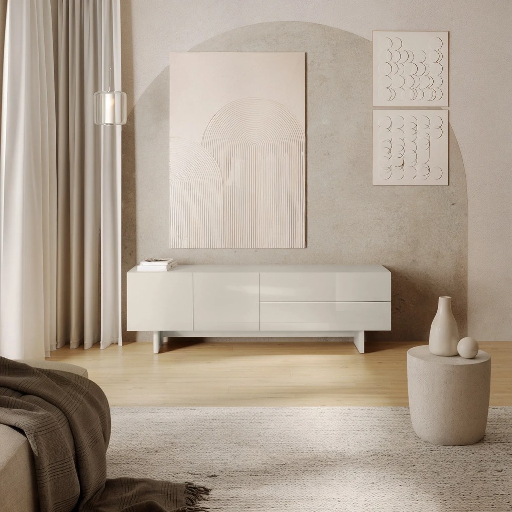 TV stolek Glim 160 cm kašmírový