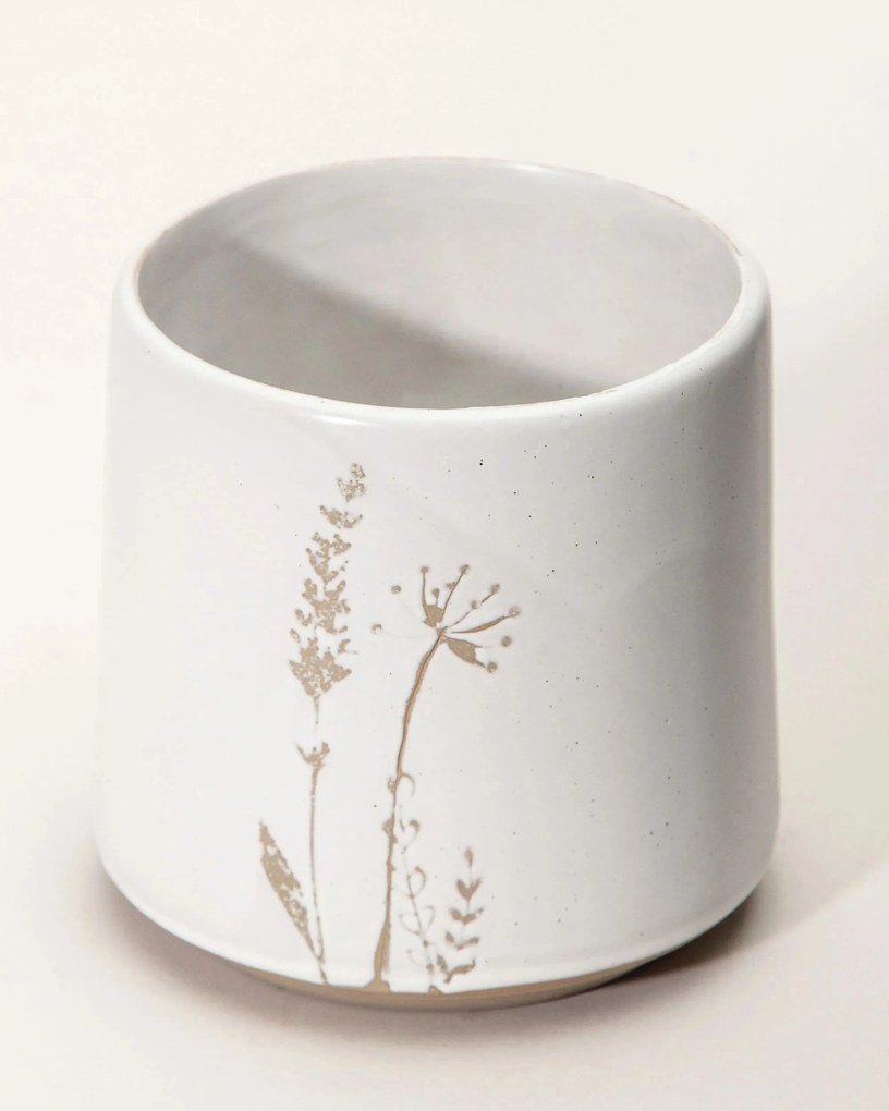 Obal na kvetináč Botanic White I 12x12x12 cm