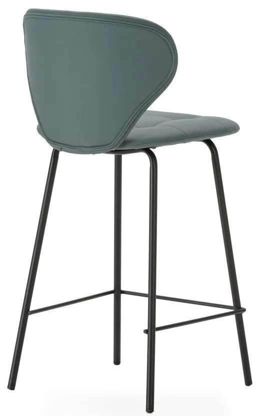 Zelené barové stoličky v súprave 2 ks (výška sedadla 67 cm) Maura – Marckeric