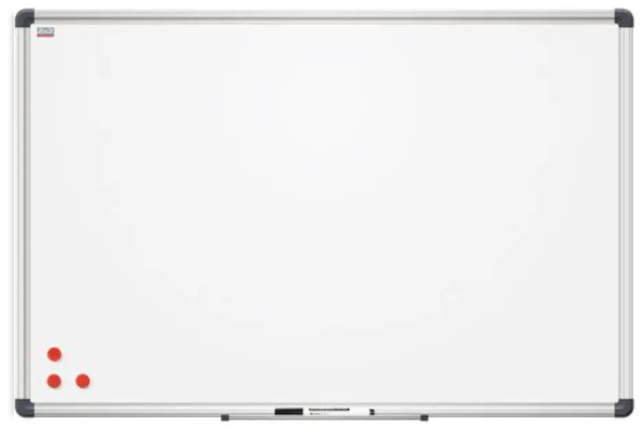 Toptabule.sk  Biela magnetická tabuľa v hliníkovom ráme 120x240 cm