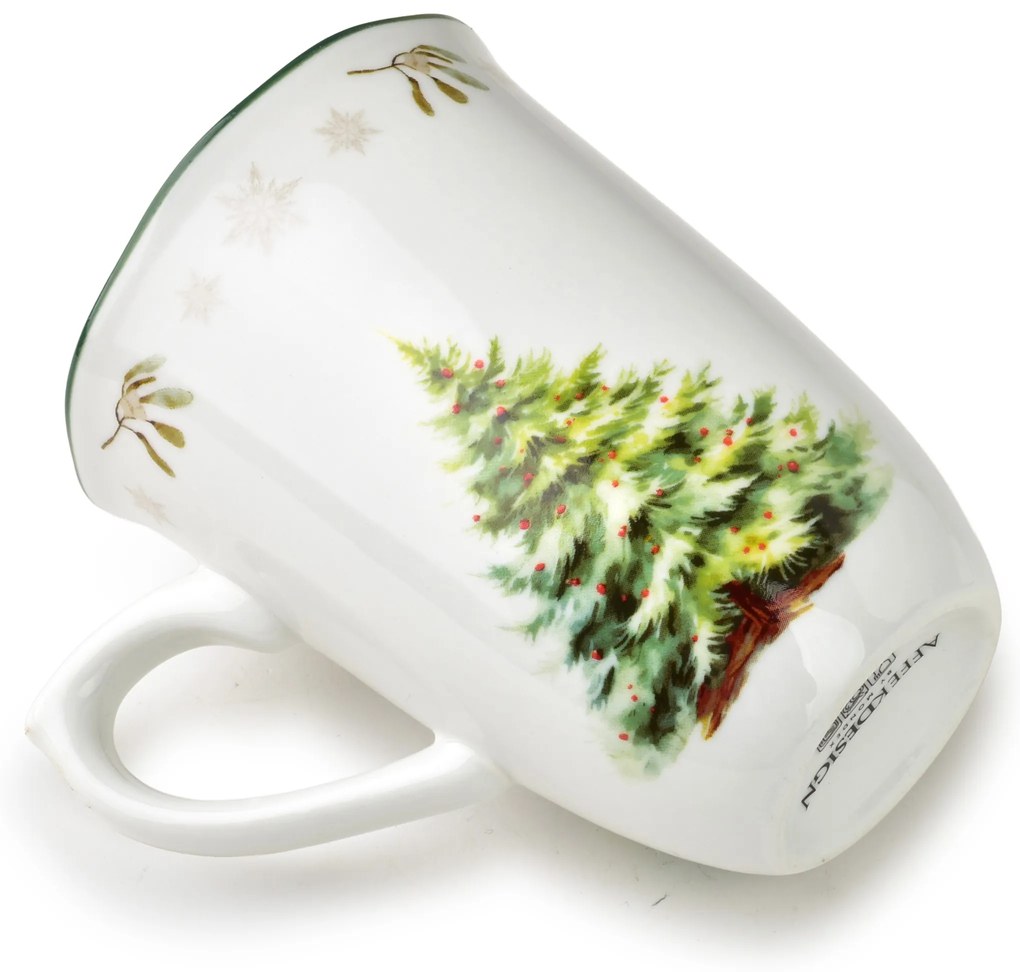 Vianočný hrnček Santa Lila 220 ml bielo-zelený