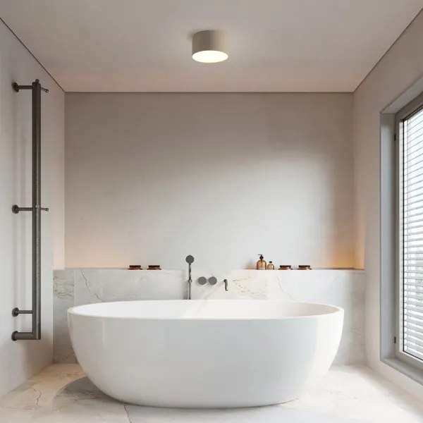 Brilagi - LED kúpeľňové stropné svietidlo FORIS LED/9W/230V priemer 9 cm béžové IP44