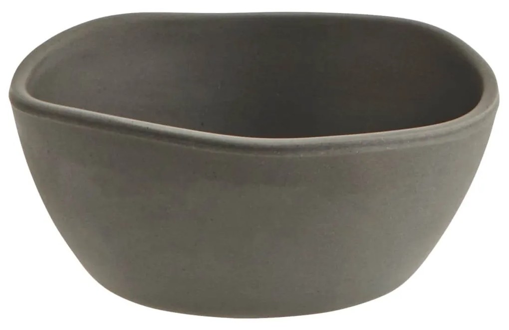 MADAM STOLTZ Melamínová mištička Matt Dark Grey