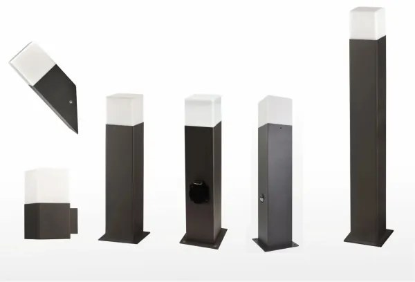 Vonkajšie nástenné svietidlo NEW YORK 1xE27/12W/230V IP44 antracit