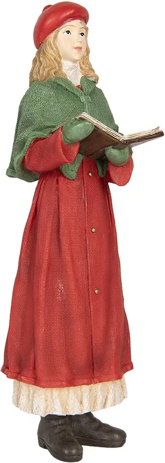 Sada 4ks vianočné dekorácie figúrka vianočný zbor Nativity Choir - 13*12*40 cm