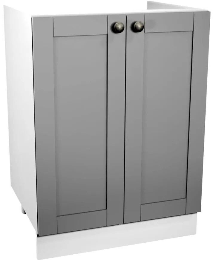 Kuchynská skrinka Linea D60Z grey