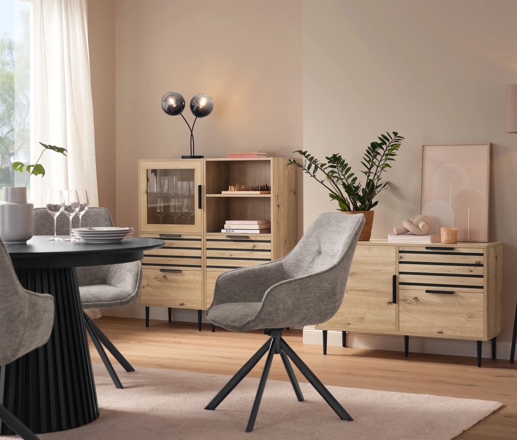 Regál »BAAKEN« s 2 zásuvkami