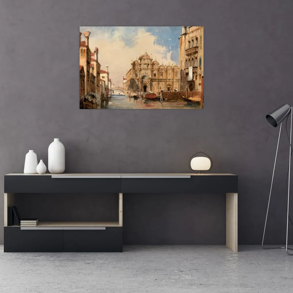 Obraz - Jules-Romain Joyant, The Scuola di San Marco, Venice, reprodukcia (90x60 cm)
