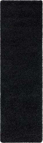 Koberec / behúň SOFFI čierny - 60x100 cm