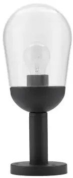 Vonkajšia záhradná lampa Omika B 15 tmavo sivé