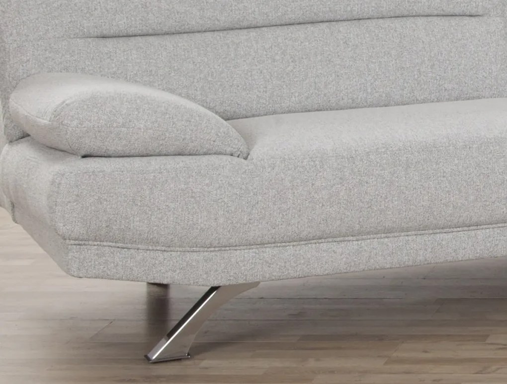 Trojsedák Bruno, šedo-biela tkanina