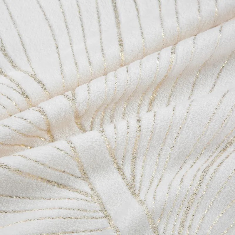 Eurofirany Biela deka BLANCA4 s potlačou 150x200 cm