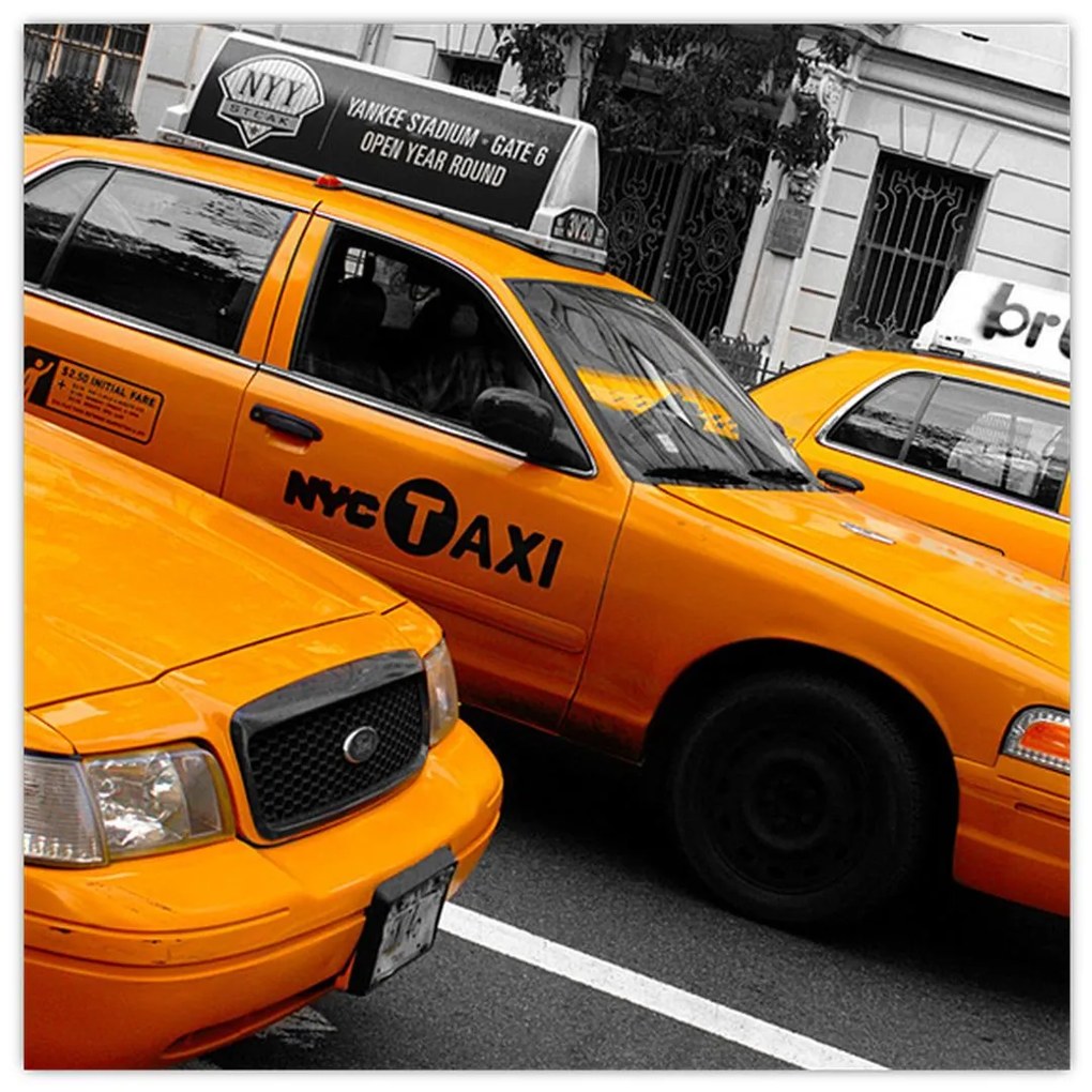 Žlté taxi - obraz