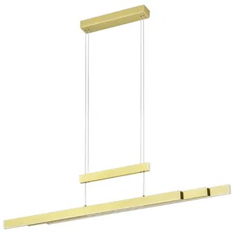 LED závesné osvetlenie Trio Trajan mosadz 375310508