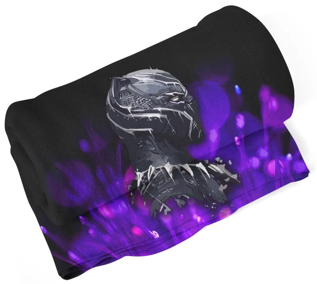 Sablio Deka BLACK PANTHER Fialová luminiscencia - 150x120 cm