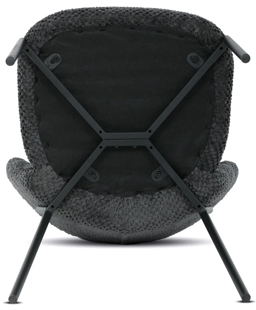Sada jedálenských stoličiek Bouclé CT-W1077 GREY2,4 ks