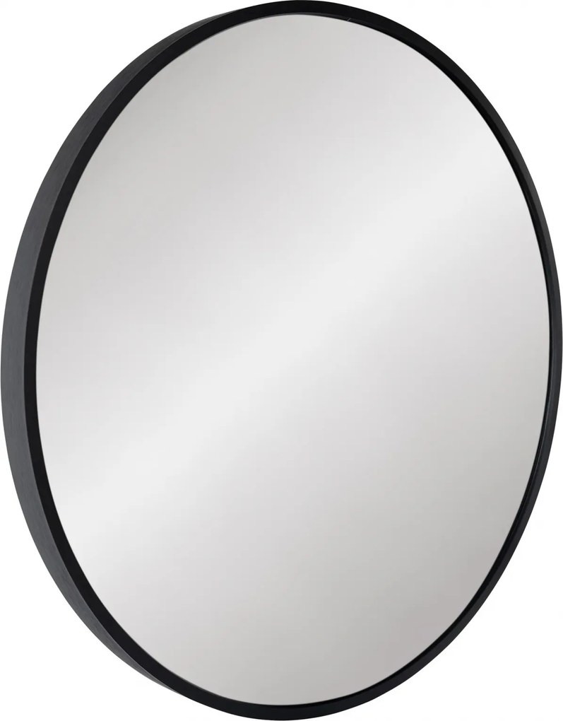 Nástenné zrkadlo Elsie M 323823 - 45x45 cm - Čierna