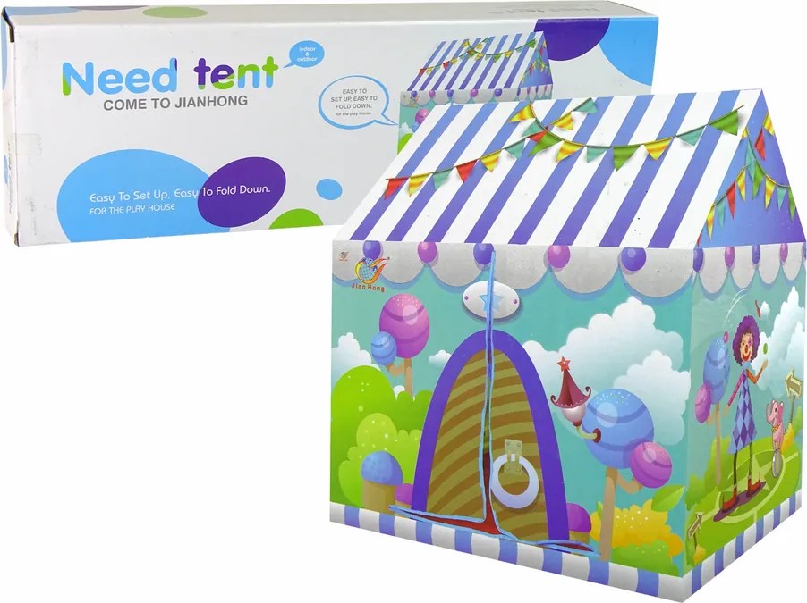 LEAN Toys Veselý cirkusový stan pre deti Záhrada