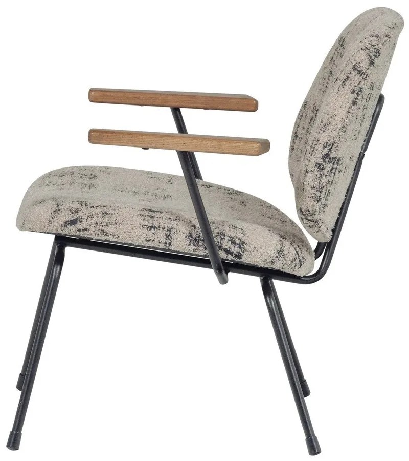 Béžové ženilkové kreslo Aure – WOOOD