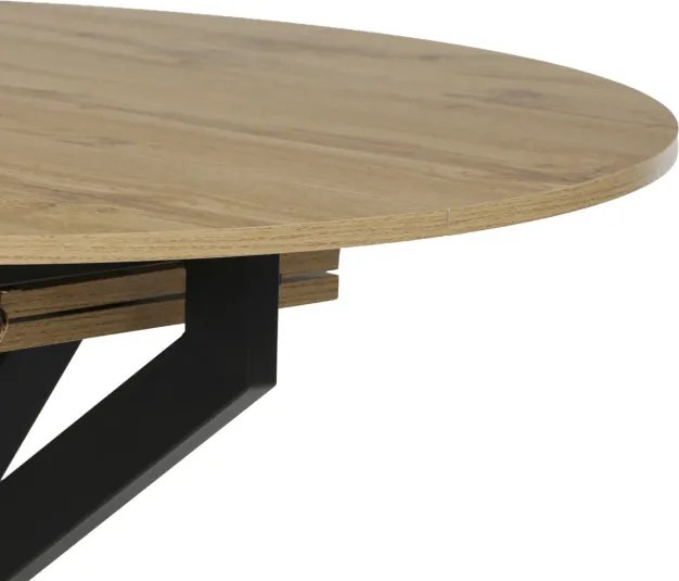 Jedálenský stôl rozkladací DT-I1120 OAK hnedý
