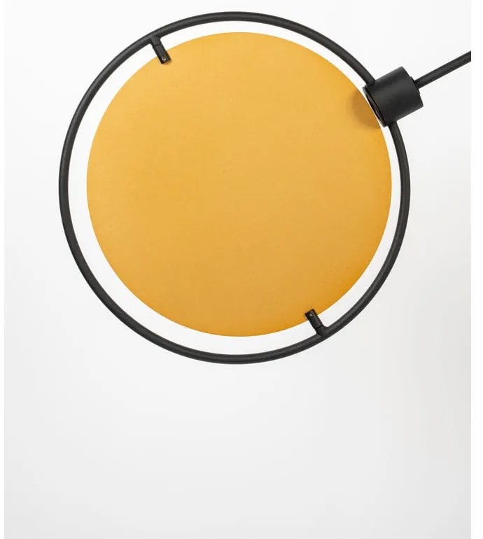 LED stmievateľné závesné svietidlo v okrovožltej a čiernej farbe Sirius – Zuiver