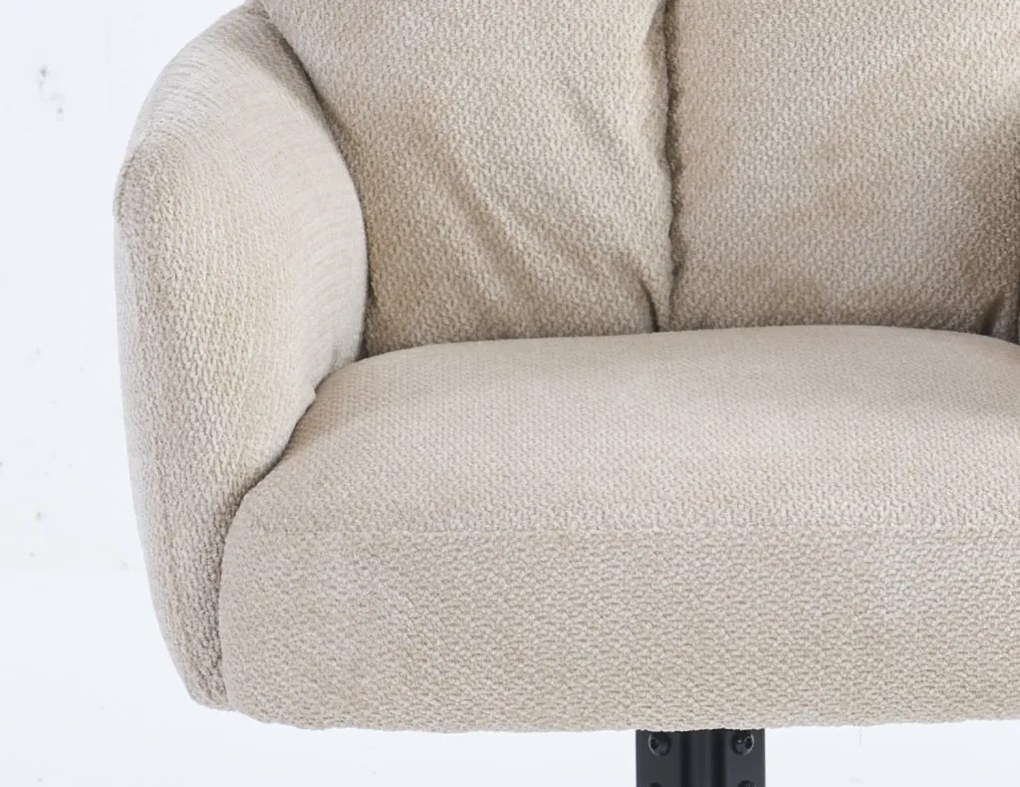 Jedálenská stolička Stephanie, béžová látka