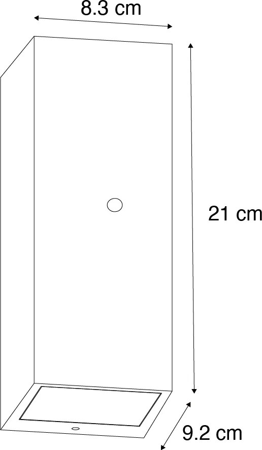 Nástenné svietidlo hrdzavohnedé 2 svietidlá GU10 AR70 IP44 so senzorom svetlo-tma - Baleno