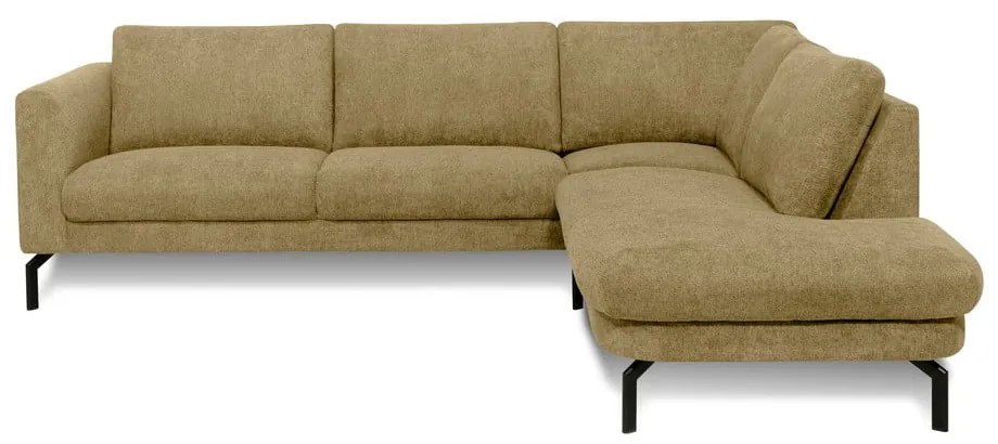 Rohová pohovka v horčicovej farbe (pravý roh) Gomero – Scandic