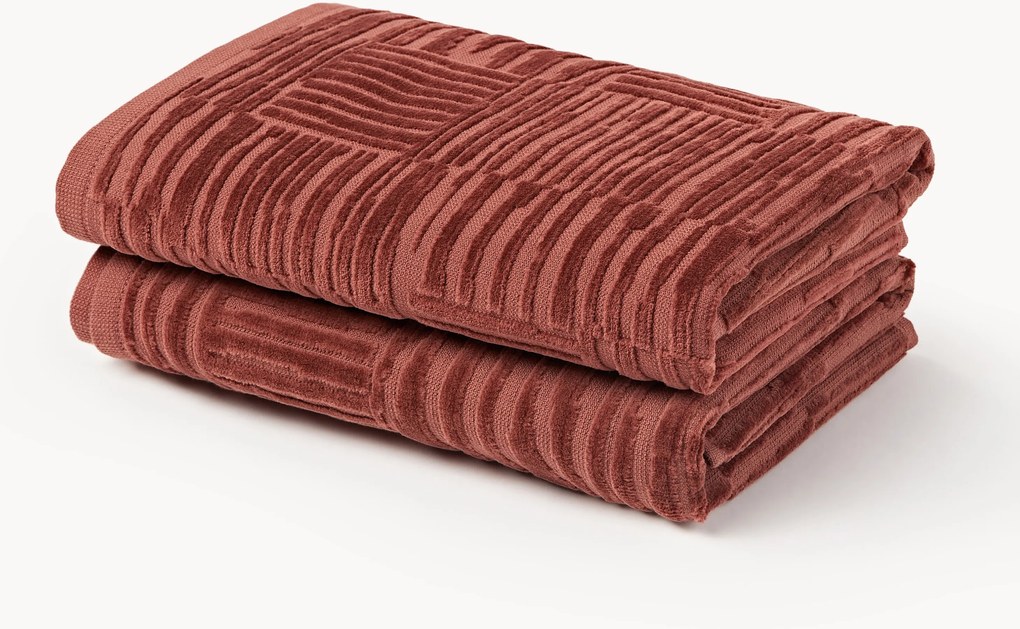 Zamatový uterák Petra, rôzne veľkosti