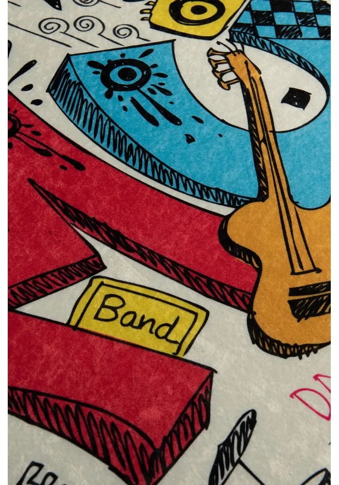 Detský protišmykový koberec Chilam Music, 100 x 160 cm