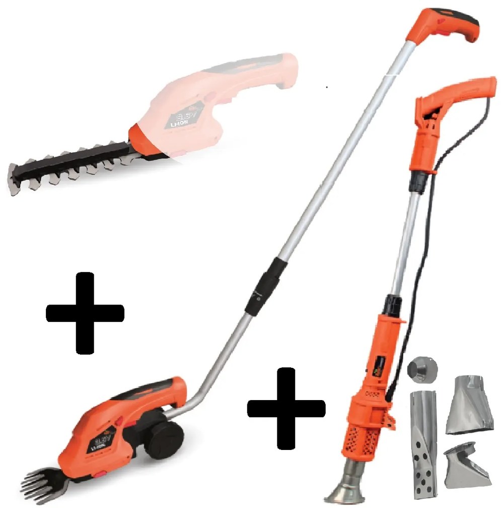 ASIST smart garden SADA Aku nožnice s tyčou + vypaľovač trávy