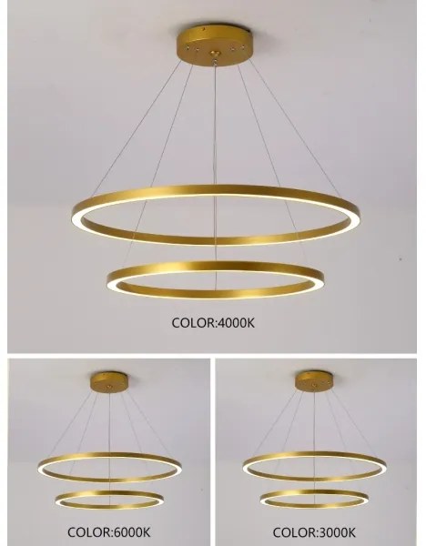 Immax NEO 07159-G80-60 - LED Stmievateľný luster FINO LED/93W/230V Tuya zlatá + DO