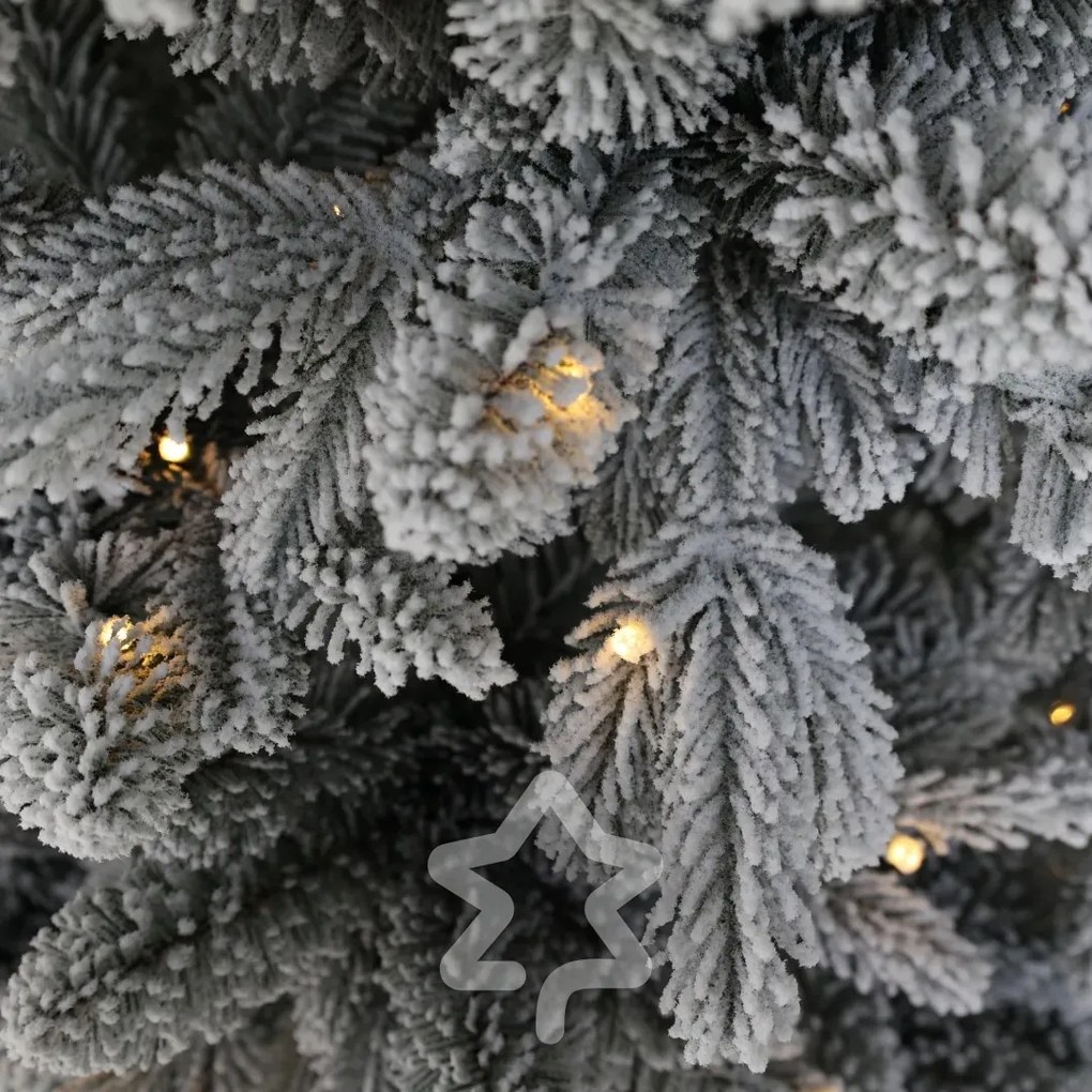 Smrek Biely 350 LED 180 cm