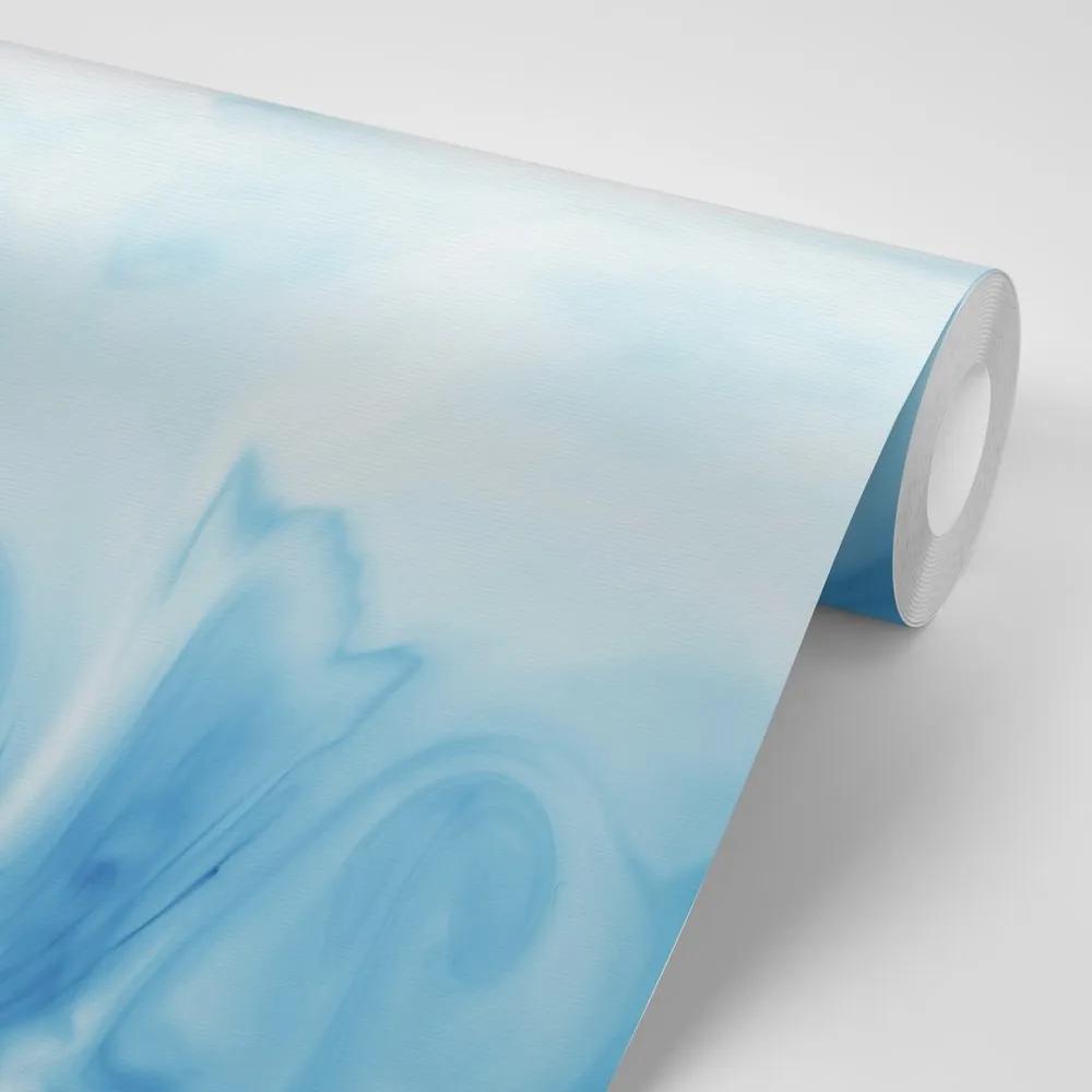 Samolepiaca tapeta nádherná modrá abstrakcia - 375x250