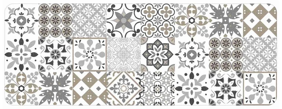 Biely behúň z PVC 45x120 cm Salou – douceur d'intérieur