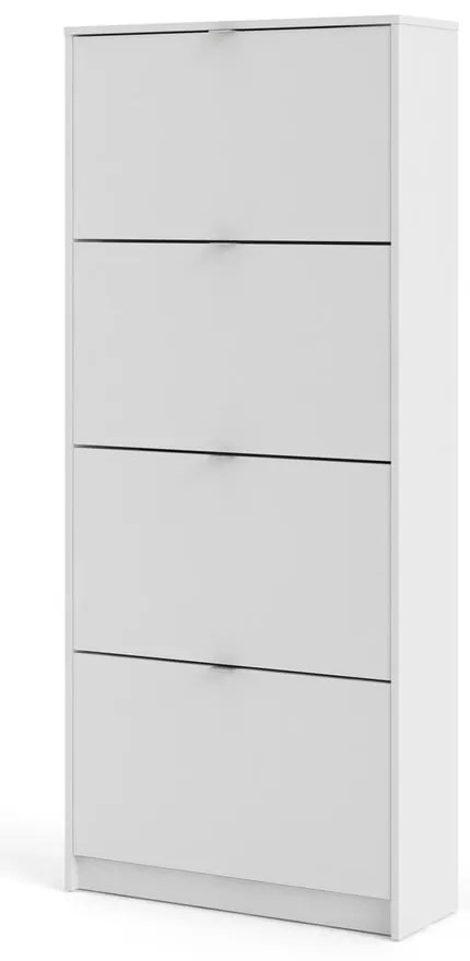 Biela výklopná skrinka na topánky Shoes – Tvilum