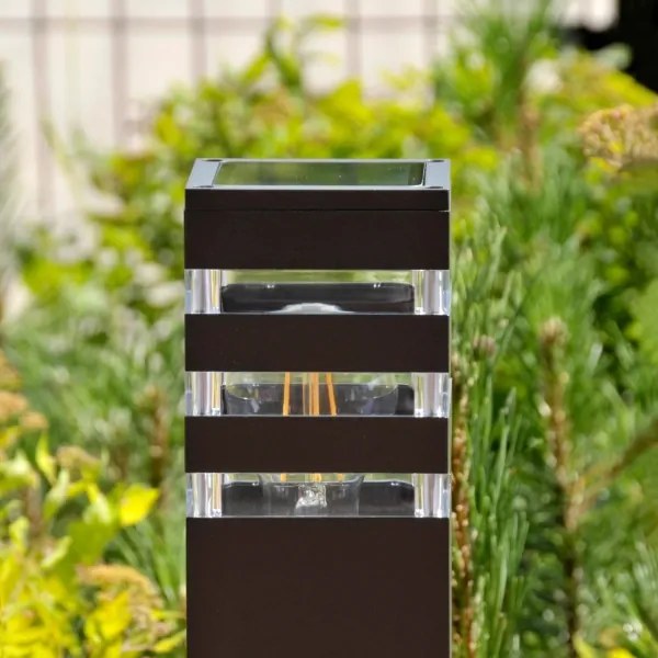 Vonkajšia lampa TEKSAS 1xE27/12W/230V IP44 74 cm antracit