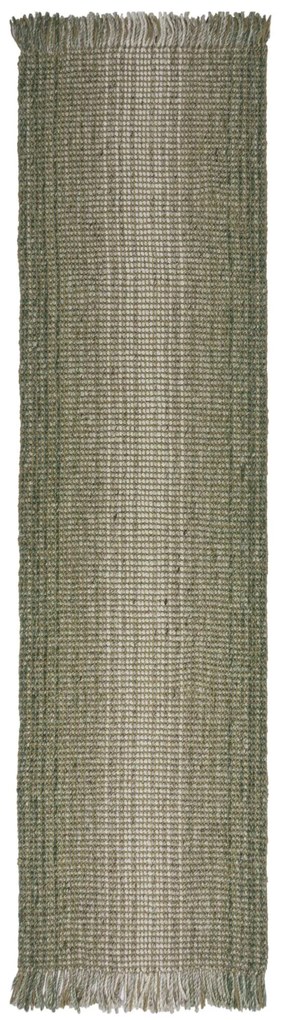 Flair Rugs, Behúň Mottle Jute Ombre Green, 60x230, zelená, chodba / predsieň