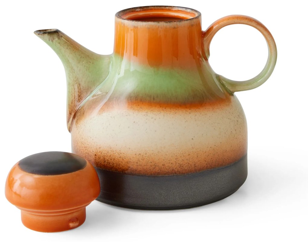 HK living Keramická kanvica 70's Morning 990 ml