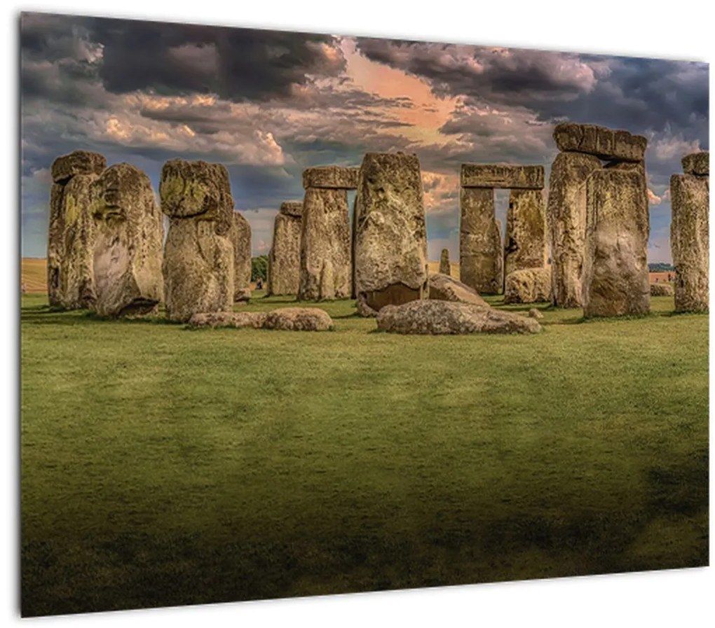 Sklenený obraz Stonehenge (70x50 cm)