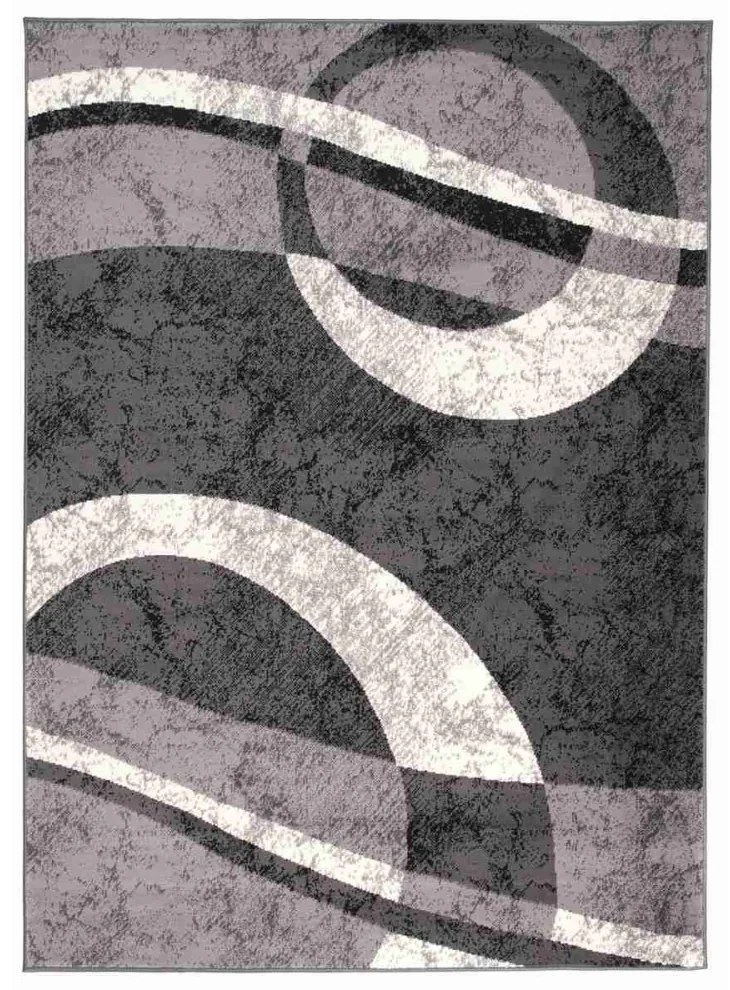 Kusový koberec PP Ray šedý, Velikosti 200x300cm