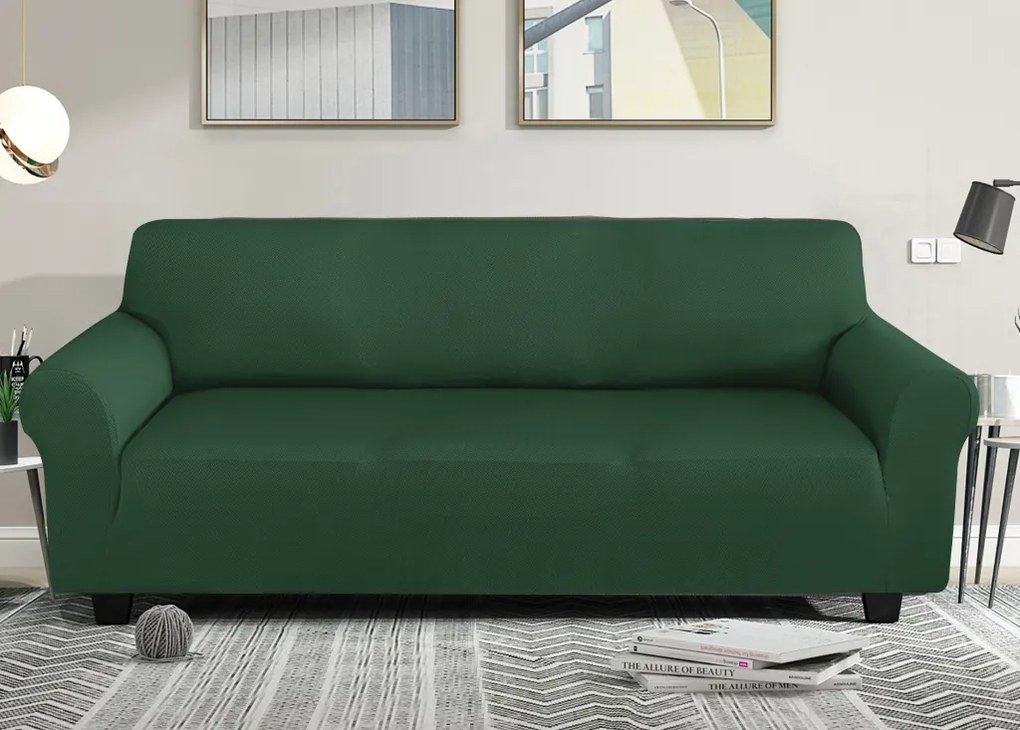 Ultra elastický poťah na trojmiestnu pohovku BestBerg / zelená