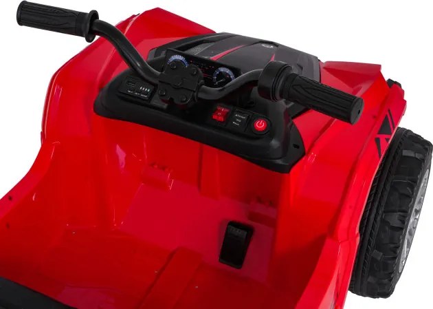 Elektrická štvorkolka Quad Sport TX 4 × 4 červená