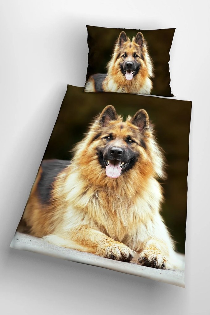 3d obliečky Alsatian 140x200 cm