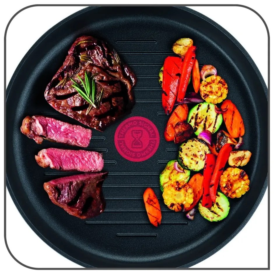 Grilovacia hliníková panvica s nepriľnavým povrchom ø 26 cm Unlimited E2294074 – Tefal